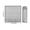 Aluminum Foil Insulation Window Film-19.68in X 19.68in-Grey- A4, variant on Reflective Aluminum Foil Window Film, Privacy Anti-Glare Thermal Sunshade Film, Double-Sided Blackout Cover for Sliding Glass Door, Sunroom, Rv, Skylight