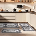 thumbnail image 6 of 3 Pieces Kitchen Rug Sets with Runner Non Slip Washable Mats for Floor Thick Kitchen Floor Mat Carpet Runner Rugs for Hallway Laundry Holiday Decor, 6 of 10