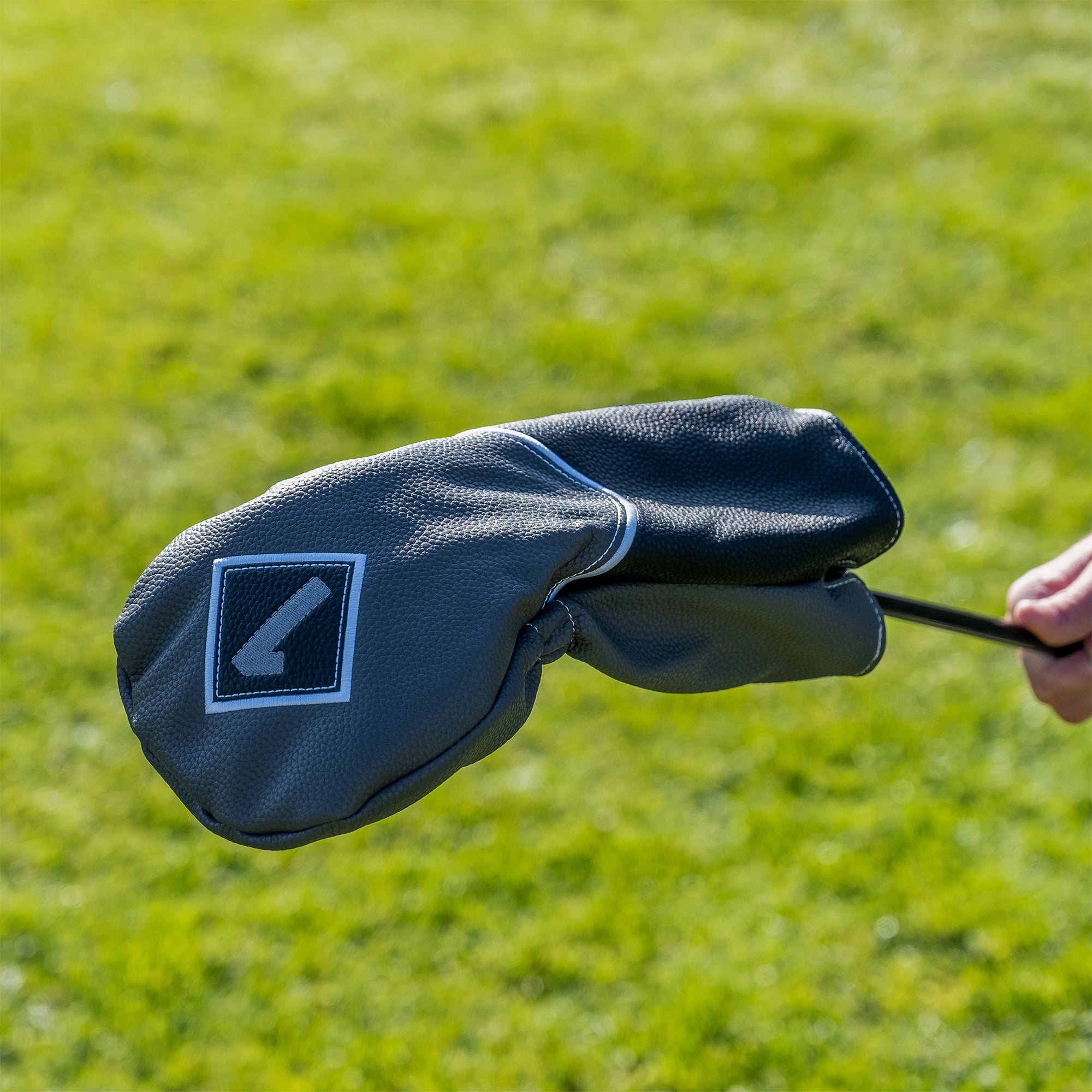 Athletic Works Club Headcover Set, Gray/Black, 3 Pack