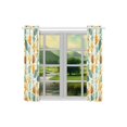 thumbnail image 3 of MKHERT Green Floral Blackout Window Curtain Kitchen Curtain 26x39 inch, 2 Panels, 3 of 3