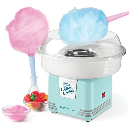Nostalgia - PCM205AQ Hard & Sugar-Free Candy Cotton Candy Maker - Aqua