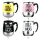 thumbnail image 3 of Matsuzay Taza de café de acero inoxidable, leche, recipiente de agitación automático creativo, taza mezcladora inteligente, licuadora, tazas Utensilios de cocina Rosa Matsuzay HA081262-02, 3 of 6