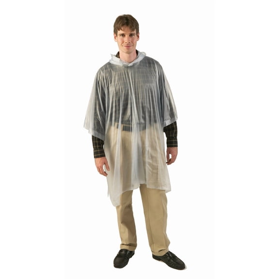 32710 Vinyl Ponchos Clear 80 X 50 Full Cut 2 Mil Construction