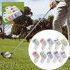 thumbnail image 3 of 10 unids/lote juego de cubierta de cabeza de hierro de Golf, protector de hierros de cubierta de cuña de cuero sintético con número de bordado blanco Baoblaze Cubierta de la cabeza de los hierros de golf, 3 of 8