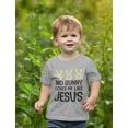 thumbnail image 4 of Tstars Boys Unisex Easter Holiday Shirts No Bunny Loves Me Like Jesus Kids Happy Easter Party Shirts Easter Gifts for Boy Toddler Kids T Shirt, 4 of 6