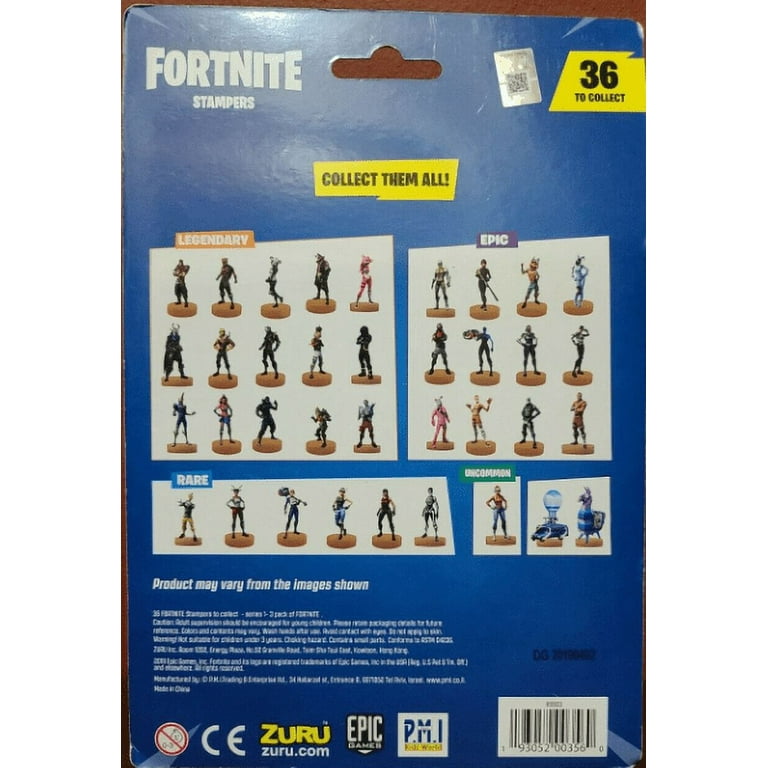 Fortnite Stampers 3 Pk to Collect Legendary Epic Rare - Walmart.com