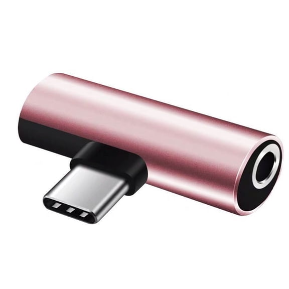 lixuesong 2in1 USB C to 3.5mm Female Headphone Jack Type C Charging Adapter USB C to Aux-Audio Converter for S23-S22 S21-S20