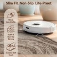 thumbnail image 6 of Design&I 3'x5' Ultra Soft Throw Mat, Abstract Ash Veined Ribbons Flowing Curves Balanced Berber Neutral None Fluffy Washable Easy Care Indoor rug for Bedside Hallway, 6 of 7