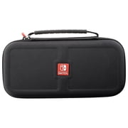 Game Traveler Nintendo Switch or Switch Lite Licensed Deluxe Case - Adjustable Viewing Stand & Game Case Storage , Protective Ballistic Black Nylon Hard Shell Case with Deluxe Carry Handle