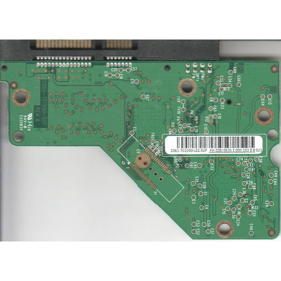 WD6400AAKS-22A7B2, 2061-701590-L01 02P, WD SATA 3.5 PCB