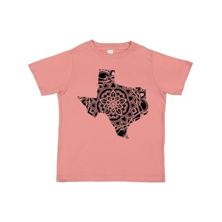 

Inktastic Texas Silhouette Mandala Gift Toddler Boy or Toddler Girl T-Shirt