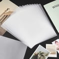 thumbnail image 2 of 1 Bag Laminating Pouch Film Photo Protecting Sheets Hot Laminate Pouches Sheets Clear 30.5x21.9x0.01cm 100sheet/bag, 2 of 7