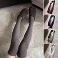 thumbnail image 2 of Dbuoem Over The Knee Boot Stocking for Women Slouch Top Thick Cotton Knit Thigh High Socks Winter Autumn Leg Warmers, 2 of 7