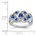 thumbnail image 2 of Primal Gold 14 Karat White Gold Diamond and Sapphire Fancy Ring, 2 of 3
