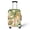 Coconut Tree Floral Pattern, variant on HELLHERO Skull and Floral Design Suitcase Sleeve Soft Personalized Polyester Spandex Luggage Cover for Vacation Journey