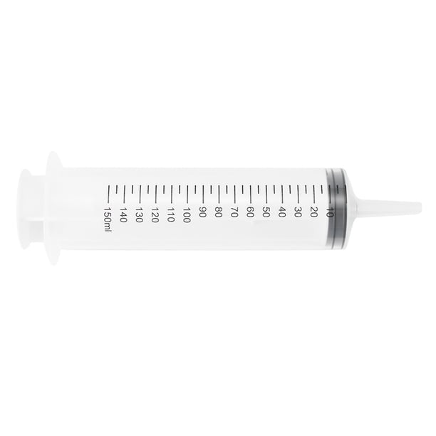 Reutilizable Grande Hidropónico Plástico Nutriente Estéril Salud Jeringa De Medición Herramientas Accesorios De Alimentación,100Ml/150Ml Cateissary PT001417-02