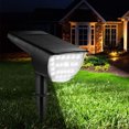thumbnail image 3 of Paquete de 4 luces solares de paisaje para exteriores, 32 LED IP65, luces inalámbricas impermeables para jardín, patio, entrada, pasarela, piscina, Patio Ormromra 2035900-2, 3 of 6