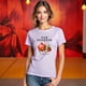 thumbnail image 3 of Playera Frutal Granadas San Joaquin Valley – Estilo Fresco con Sabor a Granada Ropa Para Mujer Color Lila Talla Grande Marca Emil SaEs, 3 of 4