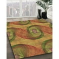 thumbnail image 3 of Ahgly Tapis Rectangulaire Lavable en Machine Intérieur Caramel Brun, 7 Pieds x 9 Pieds, 3 of 7