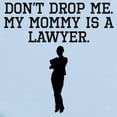 thumbnail image 2 of CafePress - My Mommy Is A Lawyer Body Suit - Long Sleeve Cotton Baby Bodysuit, 2 of 4