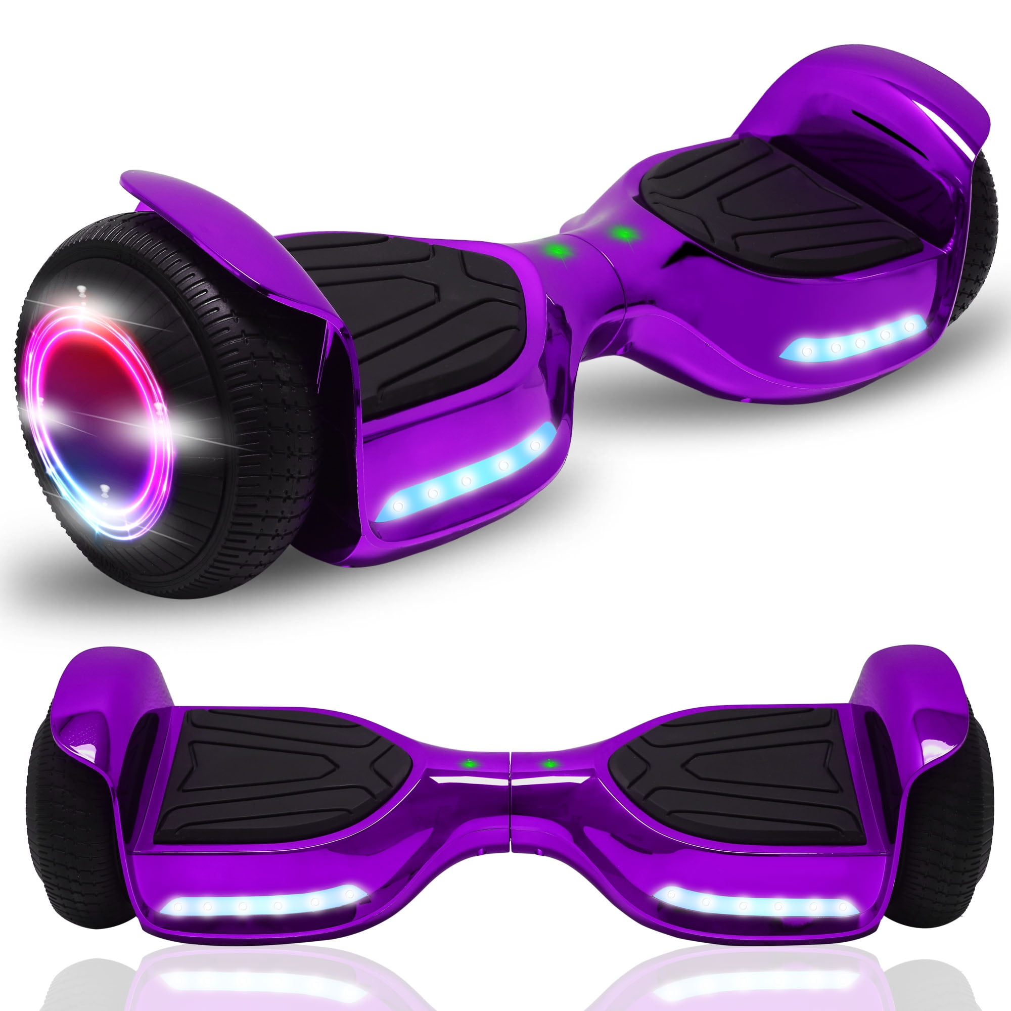 Black for sale online Fluxx FX3 Hoverboard Electric Scooter with LED Light 