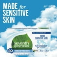 Seventh Generation Fabric Softener Dryer Sheets, Free and Clear, 80