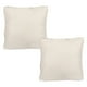 thumbnail image 1 of Cojín Decorativo ZIta cuadrado grande Set de 2 Crema, 1 of 3