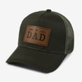 thumbnail image 2 of WAYUTE Father's Day Unisex Letter Embroidered Mesh Visor Hat Retro Versatile Adjustable Snapback Cap Trendy Summer Outdoor, 2 of 3