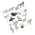 thumbnail image 1 of Freer 18x Realistic Mini Arctic Animals Toys Tabletop Bear Set Decoration for Toddlers, 1 of 8