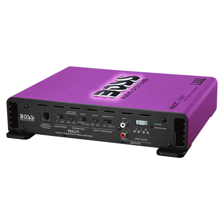 BOSS Audio Systems Mono-block Car Audio Subwoofer Amplifier - Riot