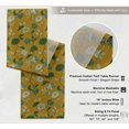thumbnail image 4 of Vargottam Eco-Friendly Cotton Twill Table Runner by Vargottam - Handcrafted Floral Pattern- 14" Wide Washable Table Runner for Kitchen, Living Room & Events - 108" inch Long, 4 of 6