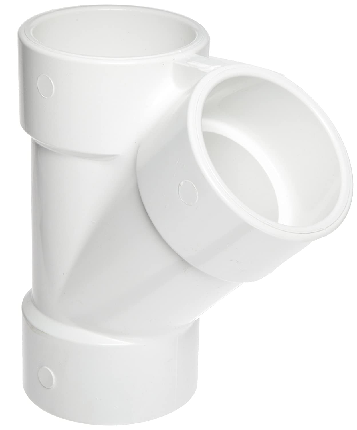 Spears 475 Series PVC Pipe Fitting, Wye, Schedule 40, 3/4" Socket 0.75