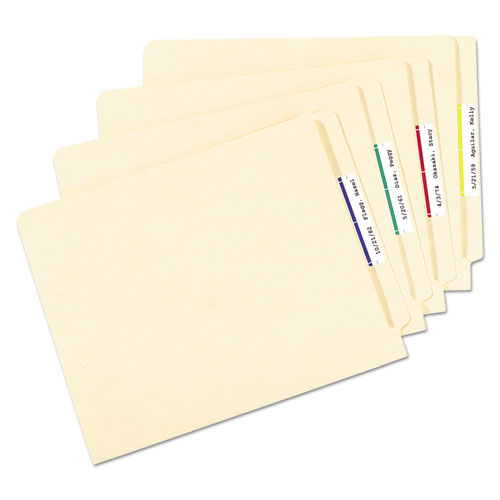 File folder labels removable