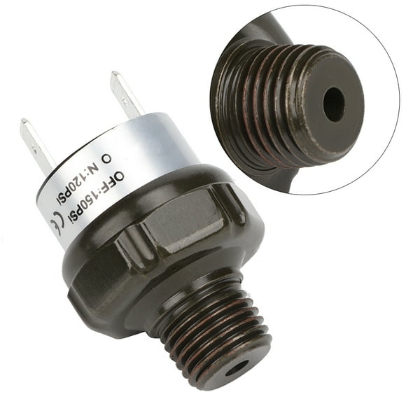 Interruptor de Presión del Compresor de Aire 120150psi, NPT1/4, Reemplazo para los Rotos, 100% Nuevo, Material de, Operación Fácil, Conveniente de Uso, Construcción de Acero