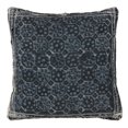 thumbnail image 1 of SARO 3208.GY18S Tile Block Print Down Filled Cotton Accent Throw Pillow  Grey, 1 of 1