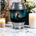 thumbnail image 4 of MUKTIVE Teddy Bear Handmade Cremation Urns for Human Ashes Large - Blue Funeral Urn for Adult Human Ashes - Burial Cremains Containers - Decorative Memorial Gifts for Loss of Mom (10 Inch), 4 of 7