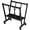 Black, variant on Wood Large Print Rack with Castors, Artist Storage and Display, Premium Drying Rack, Storage for Canvas, Prints, Panels, Posters, Holds Artworks Up to 47