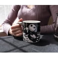 thumbnail image 2 of Silver Buffalo Nightmare Before Christmas Moonlight - Taza de cerámica con mango esculpido, 20 onzas, negro y blanco, 2 of 8