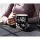 thumbnail image 2 of Silver Buffalo Nightmare Before Christmas Moonlight - Taza de cerámica con mango esculpido, 20 onzas, negro y blanco, 2 of 8
