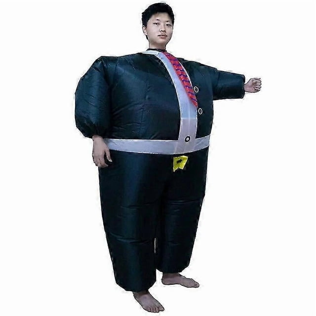 Suit Men\'s Inflatable Suit Big Fat Man Halloween Annual Performance Funny Performance Party Props Fat Man\'s Inflatable Suit