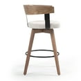 thumbnail image 6 of Set of 2 Alpha Blue-gray Velvet Chair with Brushed Golden Steel Legs, 6 of 8