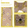 thumbnail image 2 of KAKOWELY 1 Roll Wrapped Edges DIY Ribbon Bee Pattern Wrapping Ribbon Gift Packaging Ribbon,177.17"X1.38"X0.04", 2 of 5