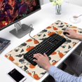 thumbnail image 2 of Long Mouse Pads for Desk,Halloween Pumpkins Bats and Spiders Desk Mats on Top Of Desks, Desk Mouse Pad Extra Large with 3mm Non-Slip Base and Stitched Edge for Gaming,Office,Work,Home 31.5x15.7in, 2 of 5