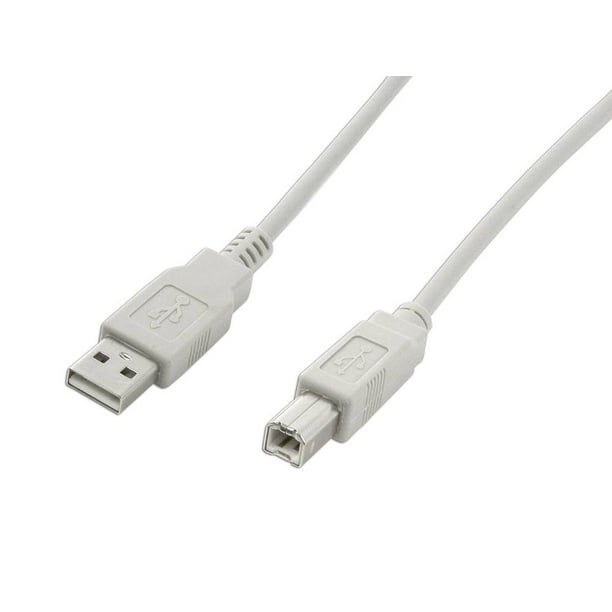 Cable Manhattan USB 2.0 A/Macho - B/Macho para Impresora y Scanner. Manhattan 317863