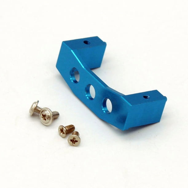 Soporte de Montaje de servo de dirección Baoblaze para WLtoys 144001 124016 Azul