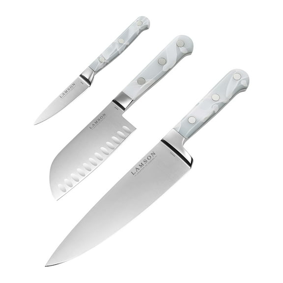 3-Piece Premier Forged Cook's Set - Ice