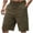 Army Green, variant on JIUKE Mens Shorts Drawstring Elastic Waisted Knee Length Lounge Shorts Summer Casual Beach Shorts with Pockets