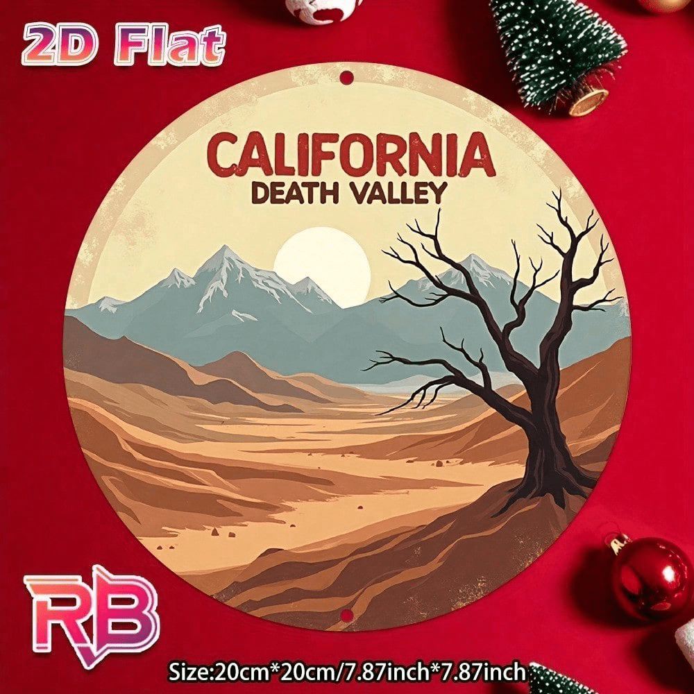 Round Metal Sign