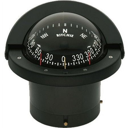 UPC: 0010342150295 | RITCHIE COMPASSES FN-203 Compass Flush Mount 4.5 Combi Black