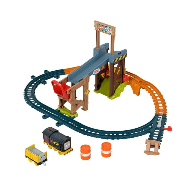 Pista de Juguete Mattel Thomas & Friends Motorizada de Construcción Diesel